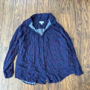 Women’s striped button down
